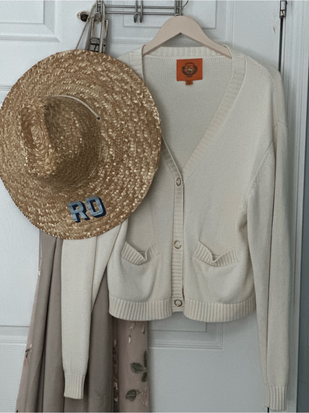 Coniglio Palm Beach Cream Sweater One Size !